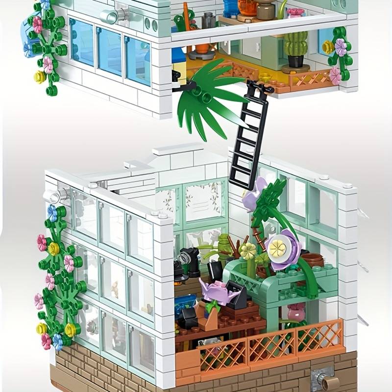 Building Toy Architectural Model Toy Set Style House