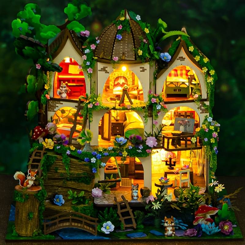 Building Toy Architectural Model Toy Set Items Forest Castle  Add   Tools