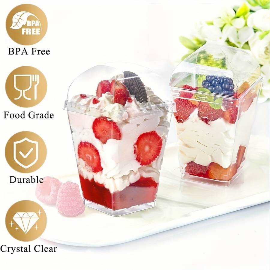 Water Cup Quantity Cup   Lid Spoon 60Pcs