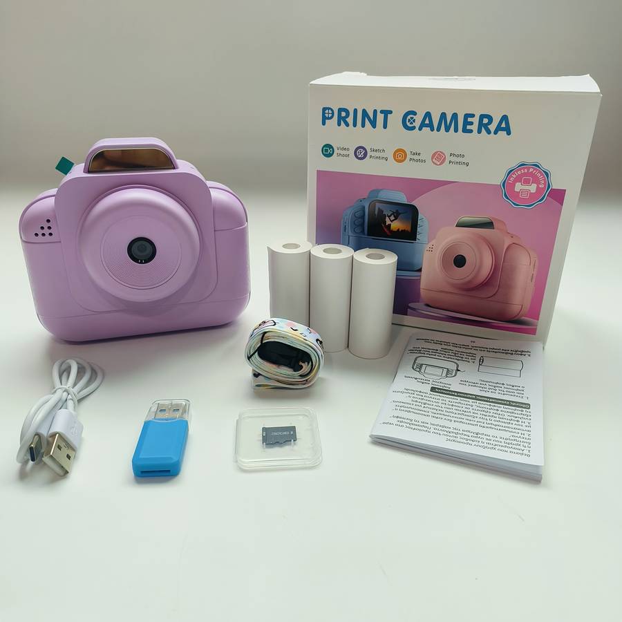 Printer Color Blue 3 Rolls Of Printer Paper Items No Tf Card