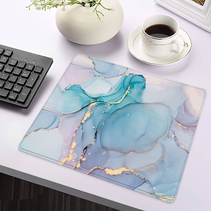 Mouse Pad Color Sunset Marble Pattern