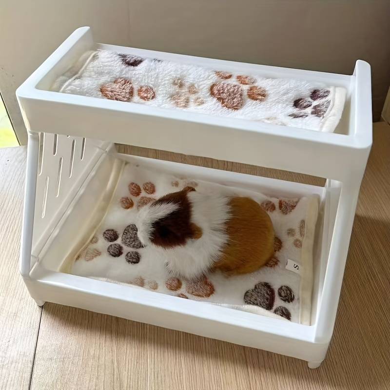 Pet supplies Items White small bed  Add  random warm pad  Add  door curtain