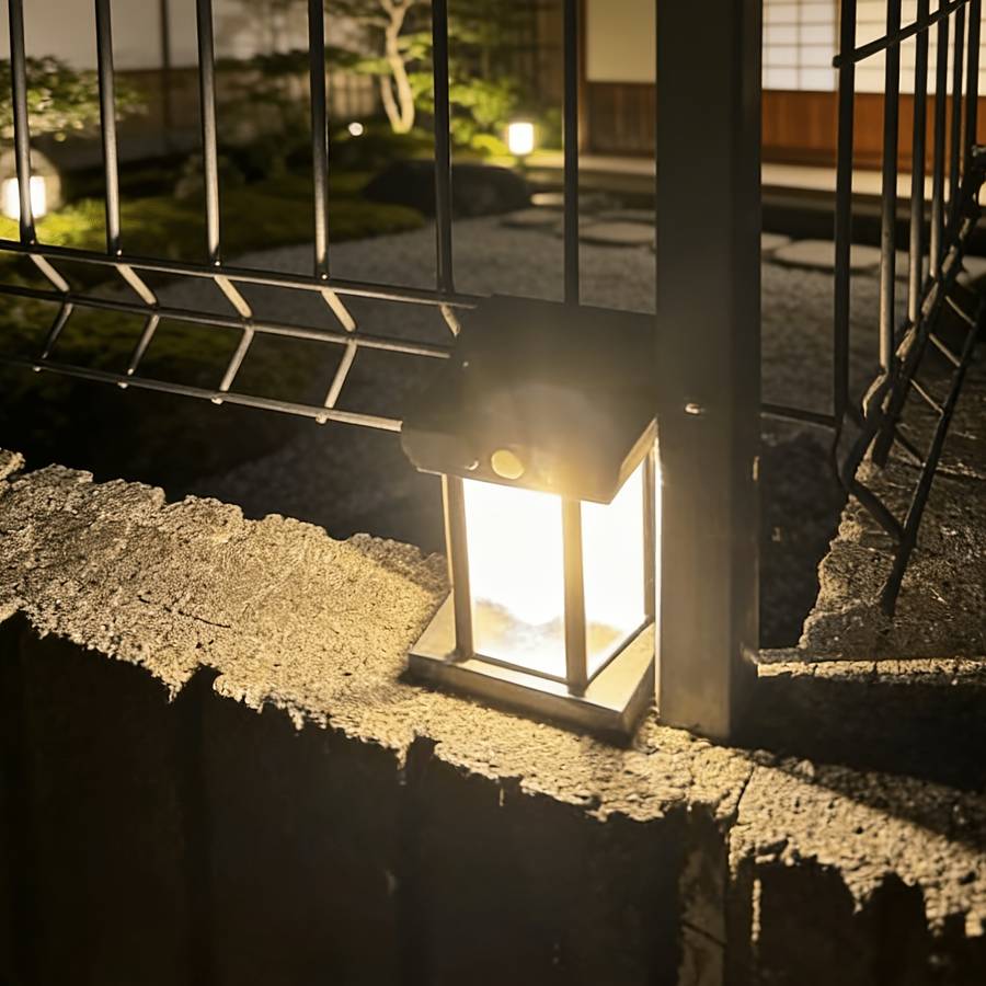 Solar Emergency Lights Quantity  Upgraded Lithium Battery  Sports Mode Sensing Column Light