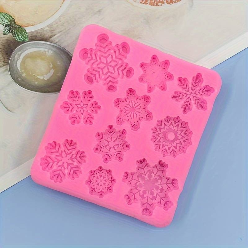 Suitable For Baking Molds Items Christmas Series Snowflakes