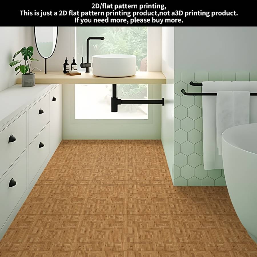 Self Adhesive Floor Stickers 11.8Inchx11.8Inch30X30Cm