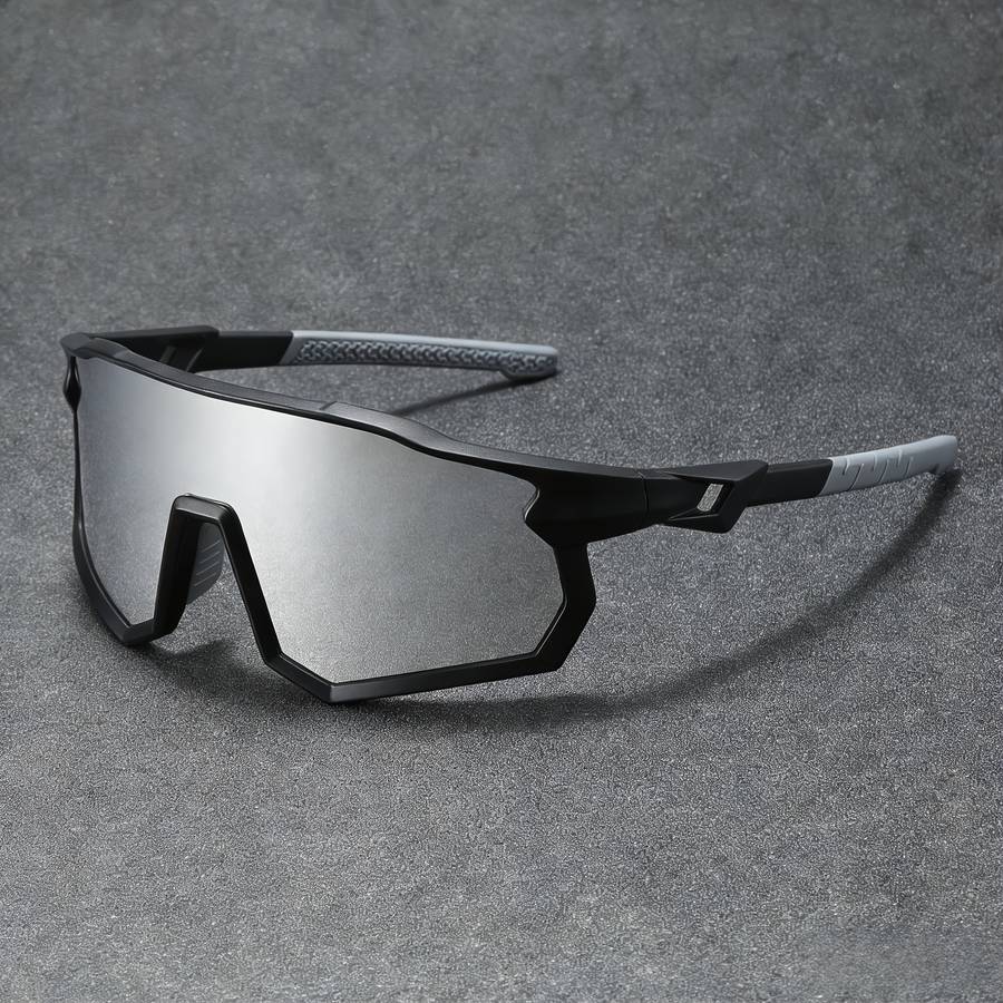 Cycling Glasses Color Black Frame Red Coating