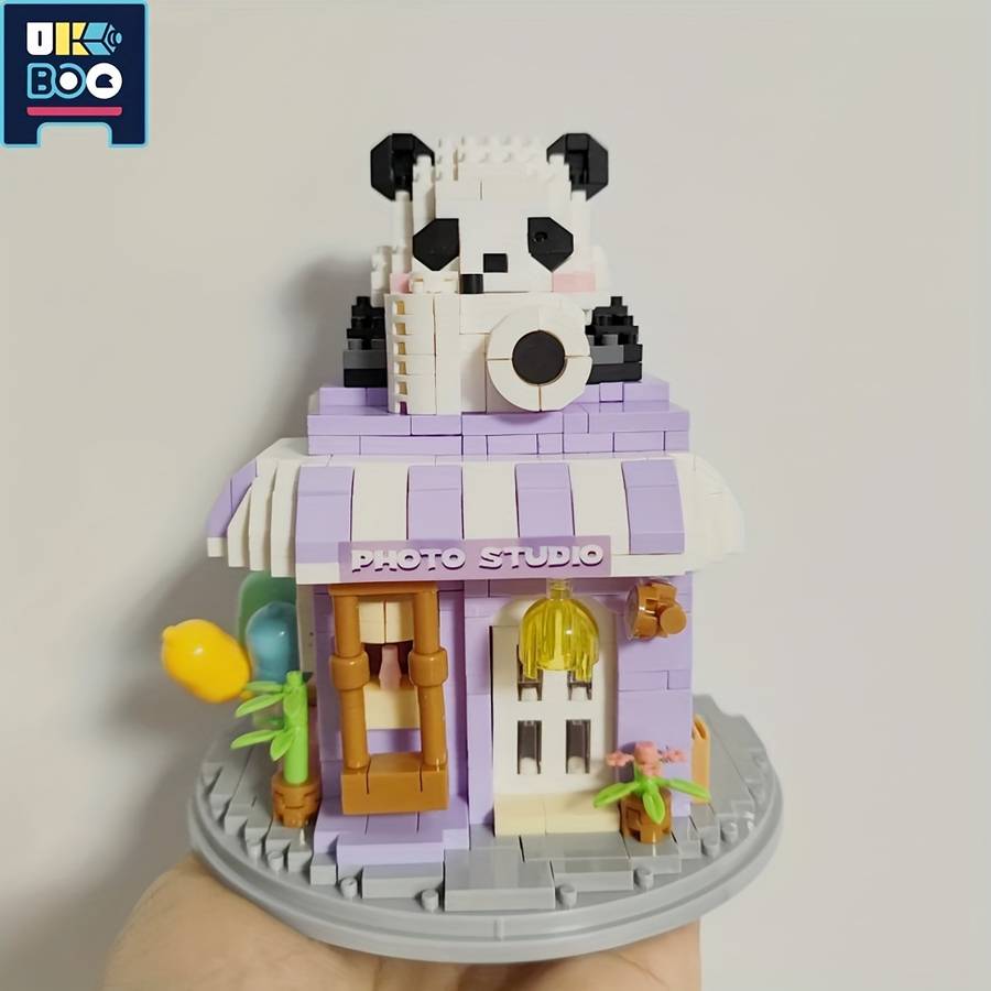 Building Toy Architectural Model Toy Set Style Coffee House