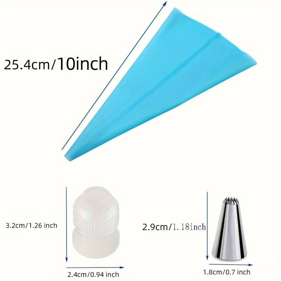 Professional Cake Decorating Head Color Blue
