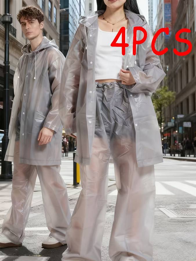 Raincoat Grey Size Asian Onesize