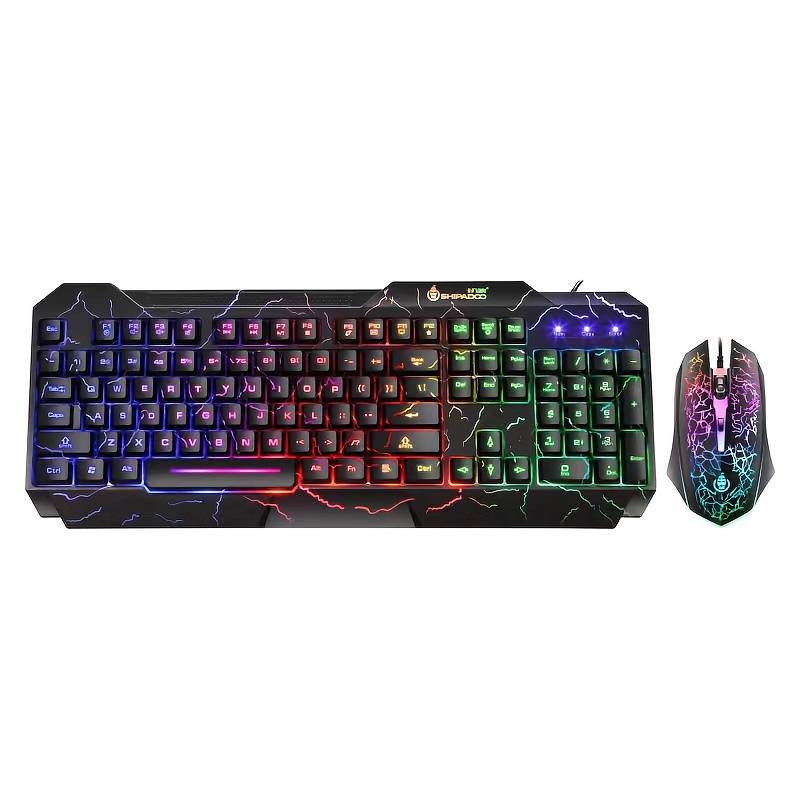 keyboard Items Crack Luminous Keyboard And Mouse Set