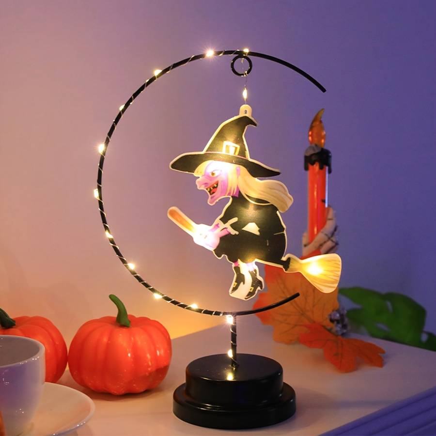 Halloween Decorations Color Warm Color Style 1 Iron Witch Head