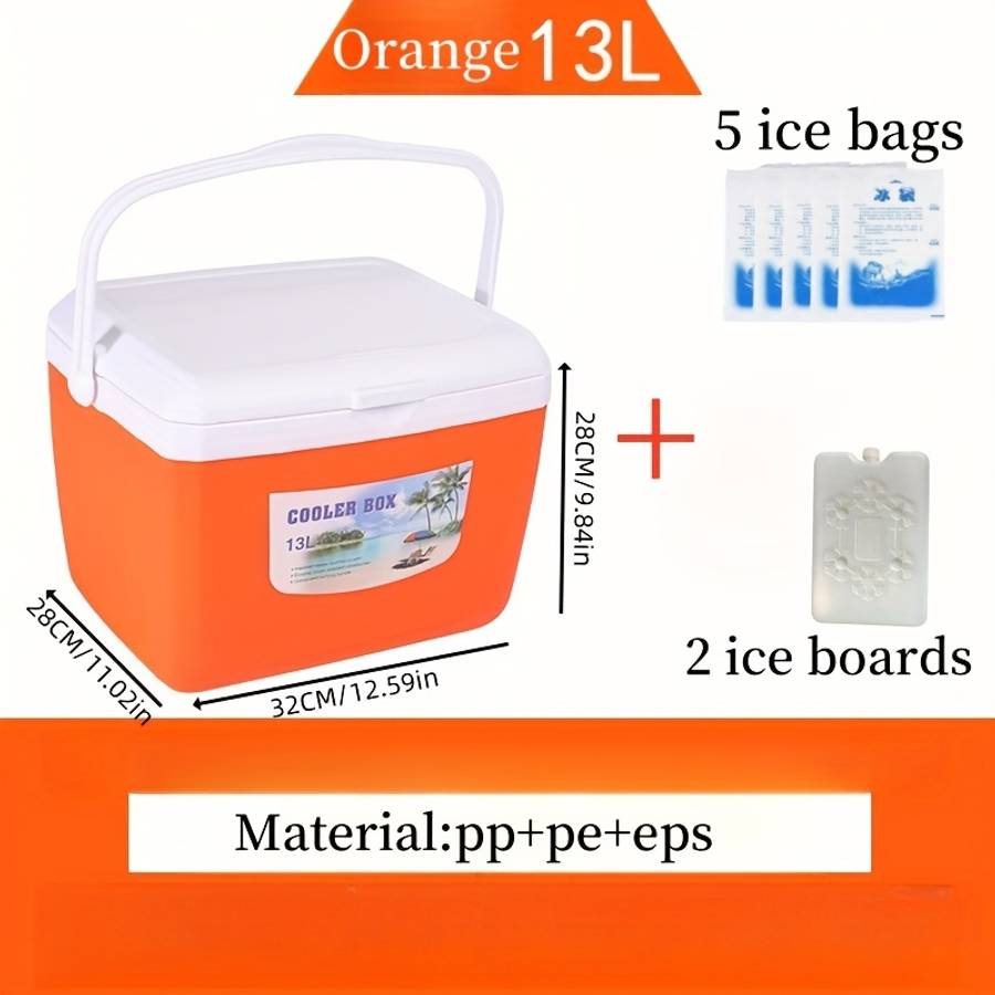 Refrigerator Color Red Capacity5L 5 Ice Packs 2 Ice Plates