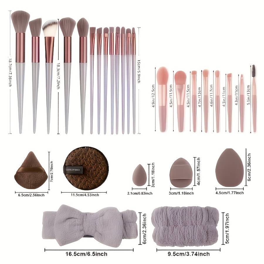 Makeup Brush Set Style Advanced Quantity13Pcs   Storage Bag