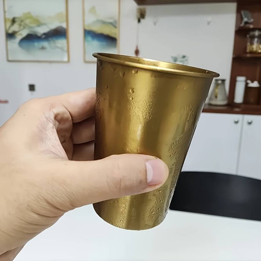 Water Cup Color Golden Quantity8Pcs