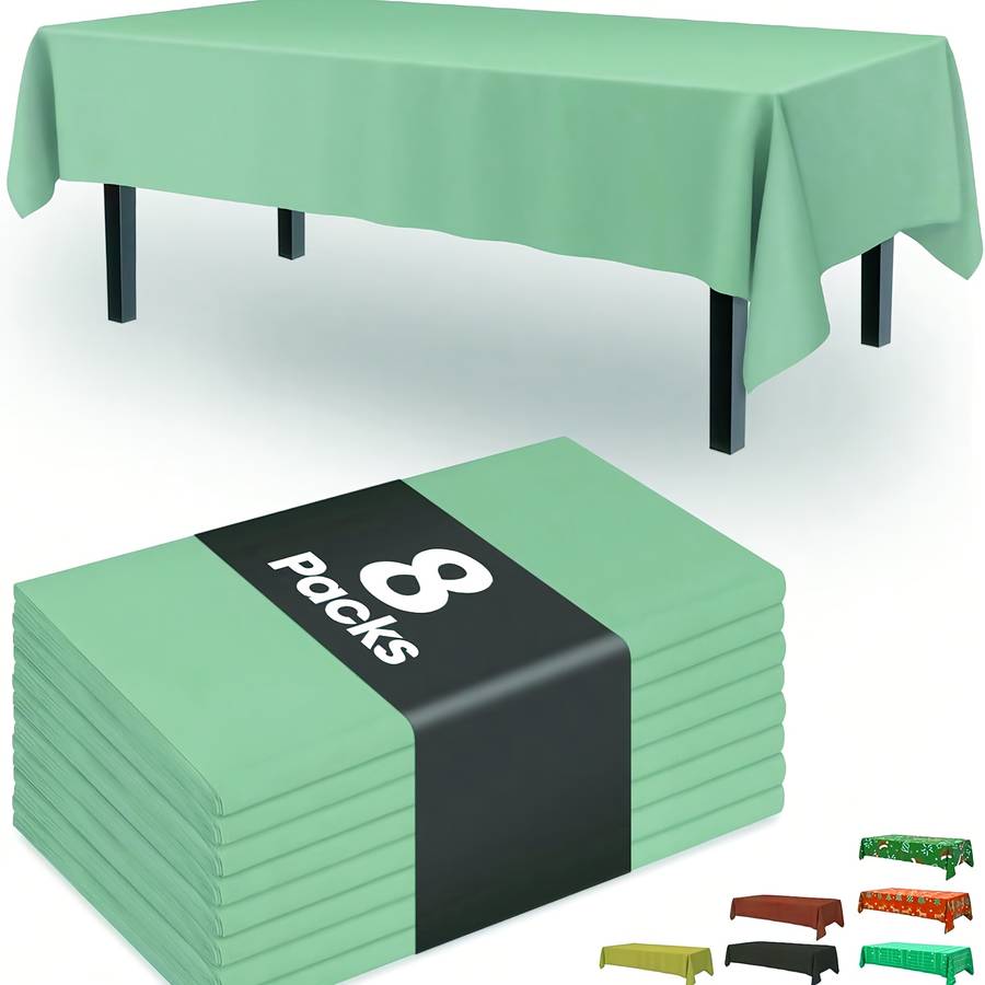 Halloween tablecloth decoration color White  137.16cm X 274.32cm Rectangle