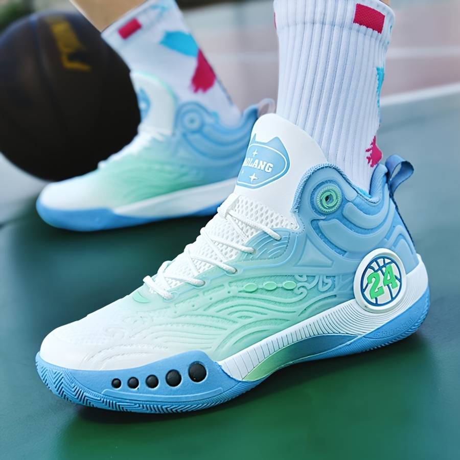 Basketball Shoes Color 2078 Black Sizeuk 4