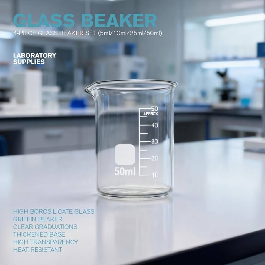 Measuring Cup Items Hightemperature Laboratory Measuring Cup 4Pcs5Ml10Ml25Ml50Ml