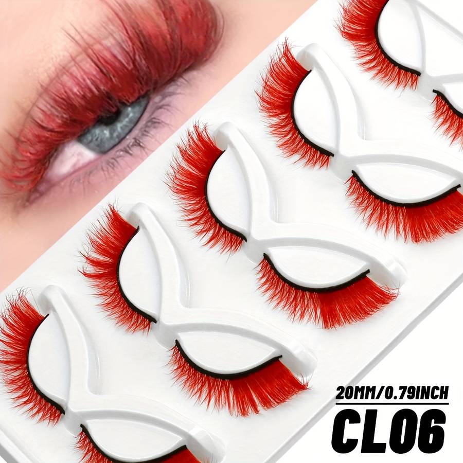 5 Pairs Natural Fluffy False Eyelashes Model Cl05