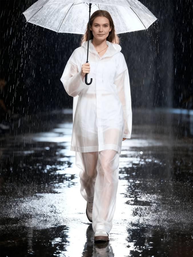 Raincoat Black Size Asian Onesize
