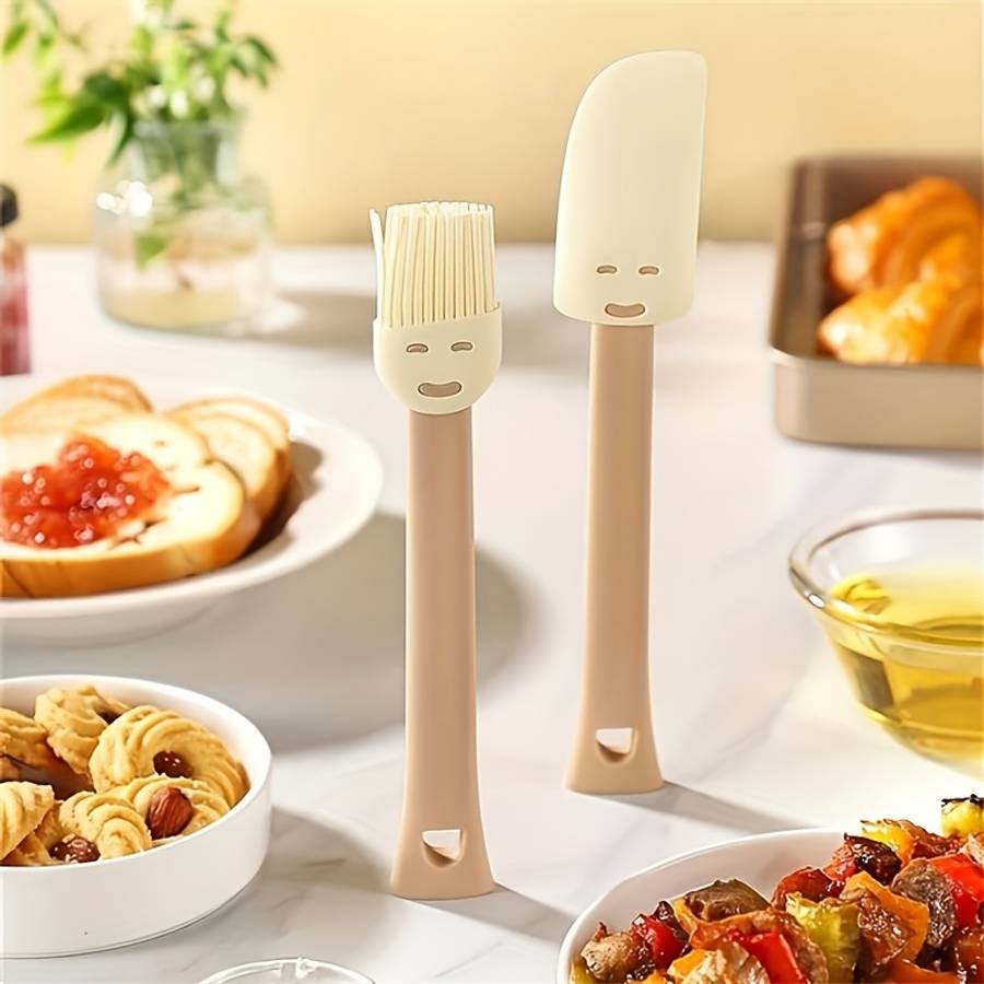 Baking Brush Quantity 2Pcsoil Brush Spatula