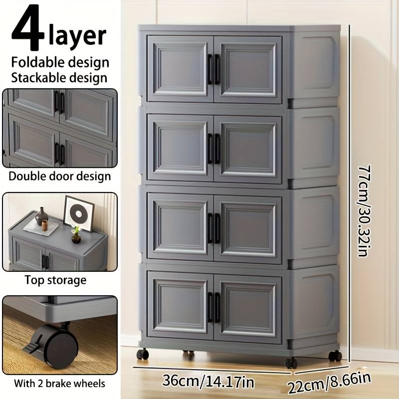 Storage And Organizationmodel 4 Layers   Dark Gray