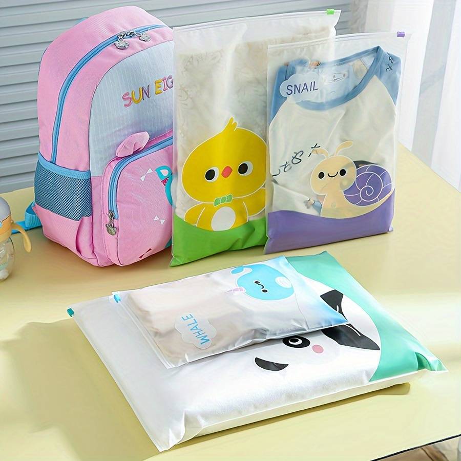Waterproof Tpu Travel Storage Bags Cute Animal Design