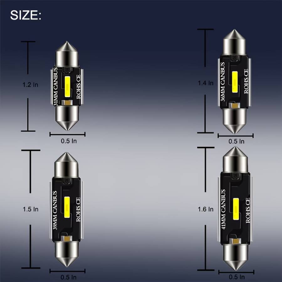 Car Lights Items 2Pcs 36Mm