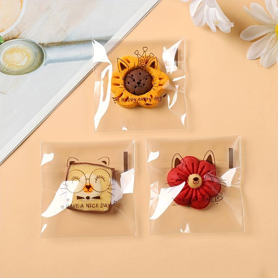 Food Storage Bags Size Small Cat 3In1 Selfadhesive Bag 7Cm*100