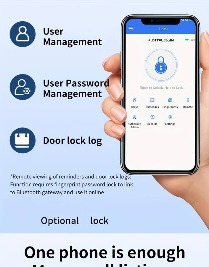 Lock Color Black