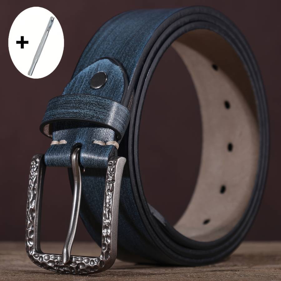 Belt Color Blue Size 32 To 38 Adjustable 110Cm