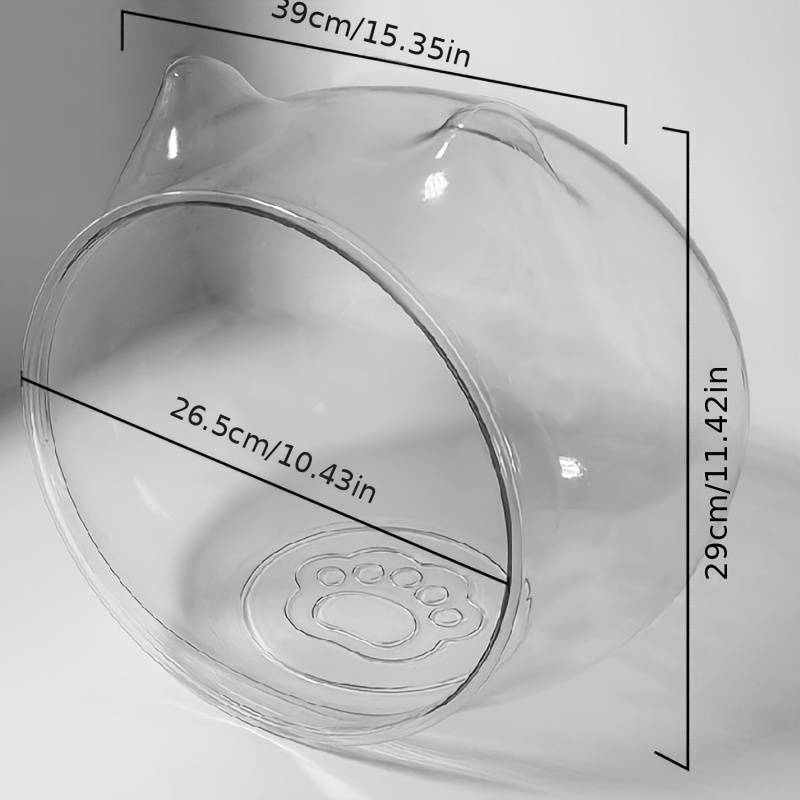 Pet Supplies Color Ornamental Transparent Cat Bed