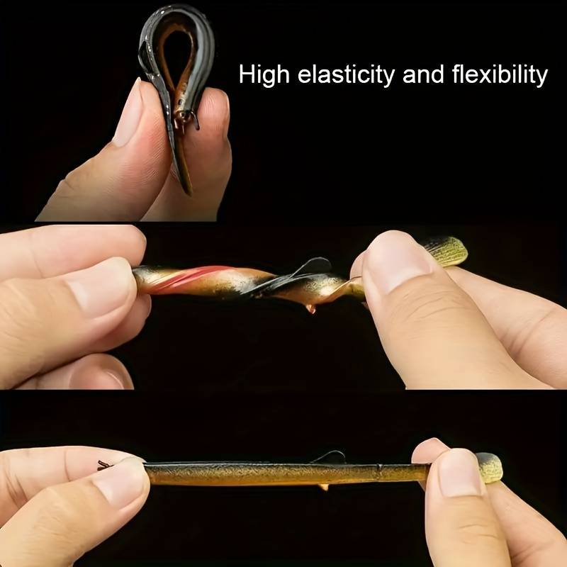 4pcs Small Loach Bait for Fishing Mandarin Fish Bass And Black Fish