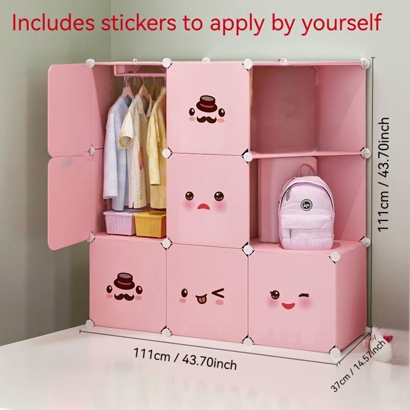 Storage And Organizationcolor Pink 9 Grids L