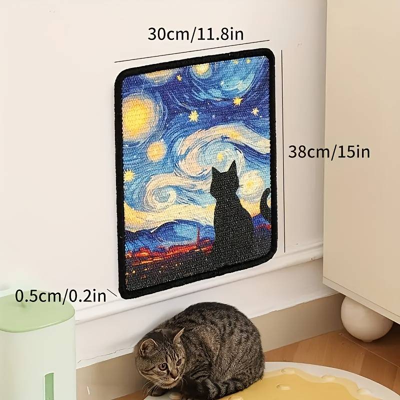 Pet Supplies Quantity 1Pc Sisal Adhesive  Starry Sky Cat