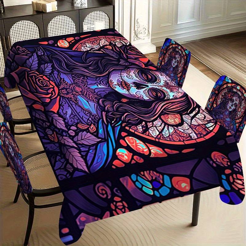 Halloween tablecloth decoration Model 139.7cm x 139.7cm x 1pc tablecloth