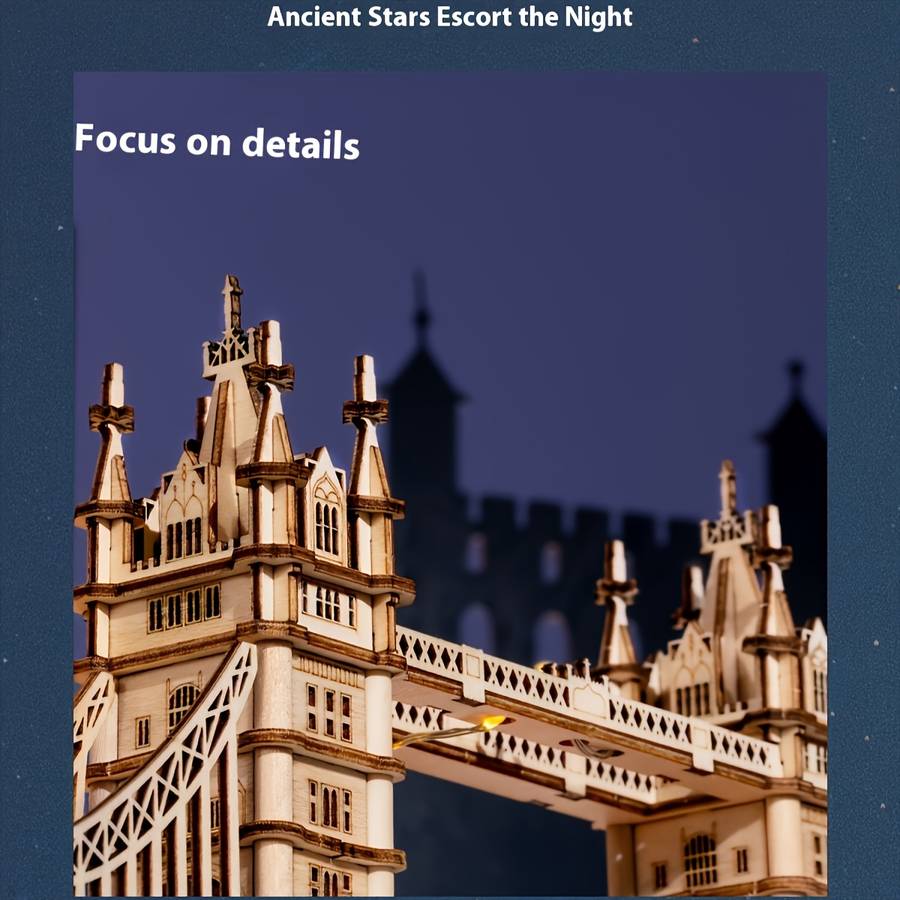 Building Toy Architectural Model Toy Set Model London Bridge Model Building Blocks Puzzle