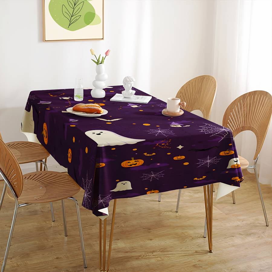 Halloween tablecloth decoration size 140cm x 180cm