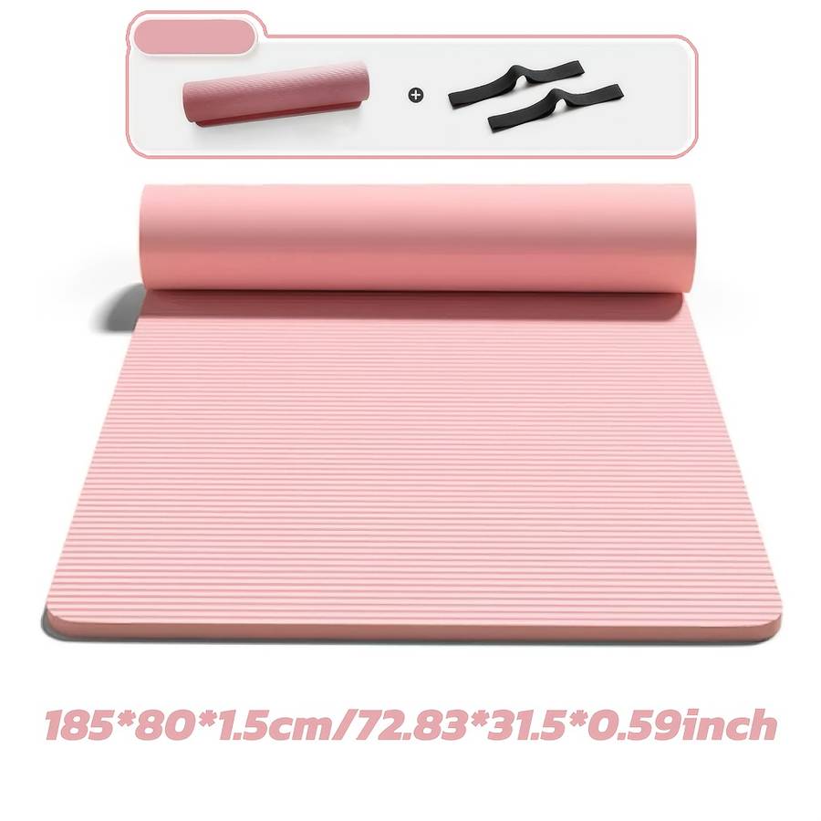 Yoga Mat Grape Purple Size 185*80*1.5Cm