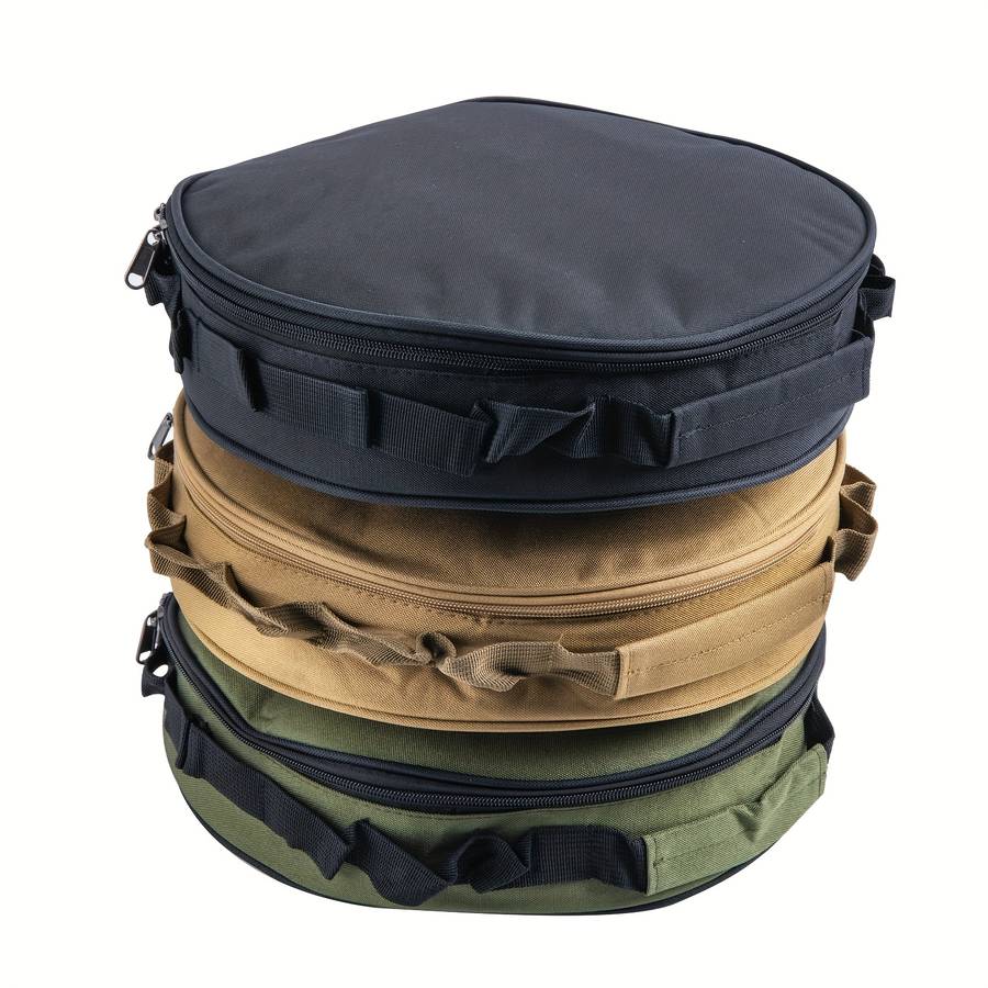 Trend Camping Storage Bag Oxford Cloth Portable Round Kit Hardware Charging Wire