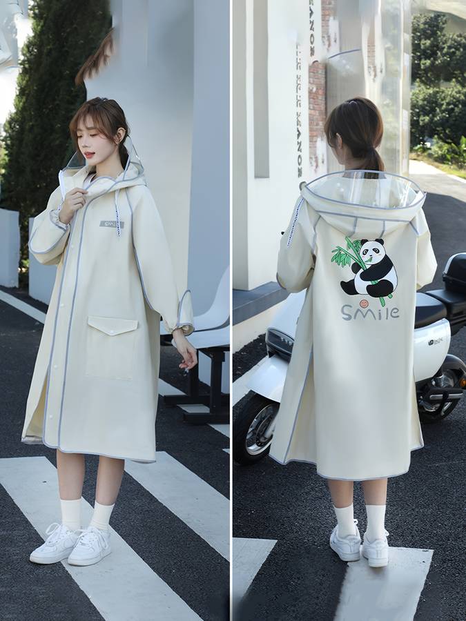 Raincoat Sky Blue Size Asian L