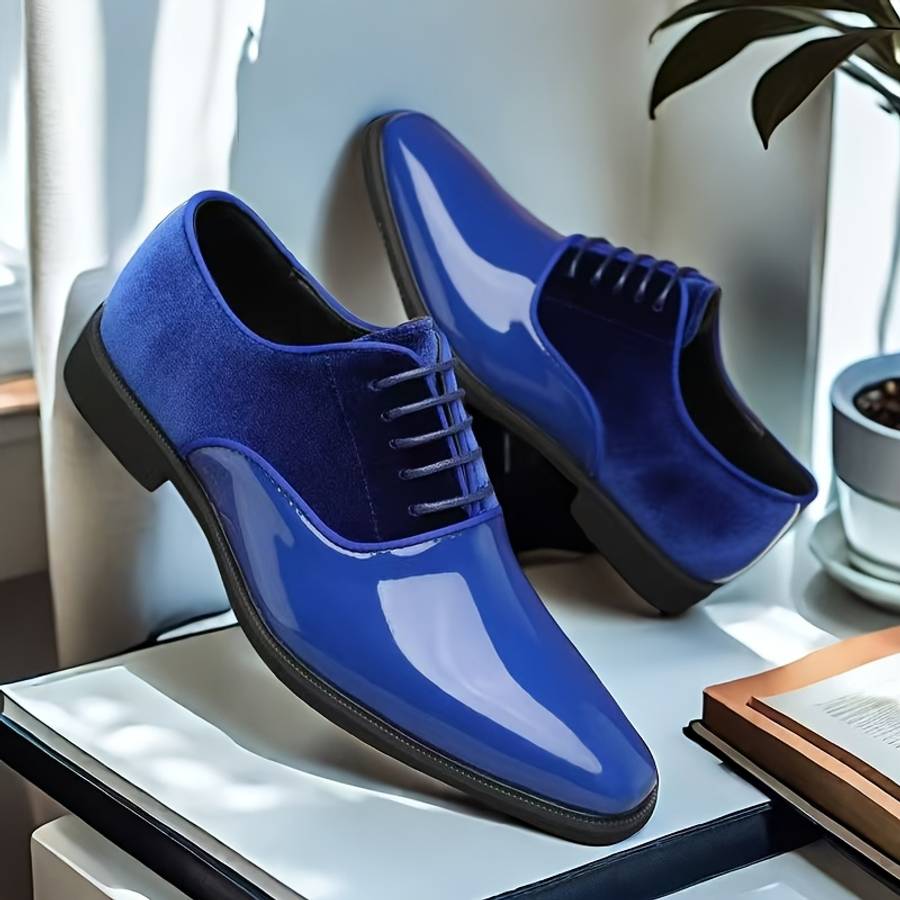 Mens Leather Shoes Color Black Sizeuk 5