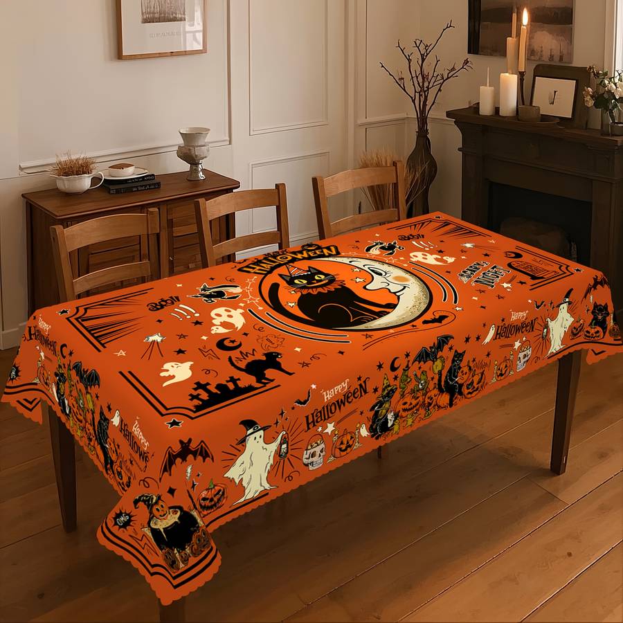 Halloween tablecloth decoration size Rectangle 152220cm