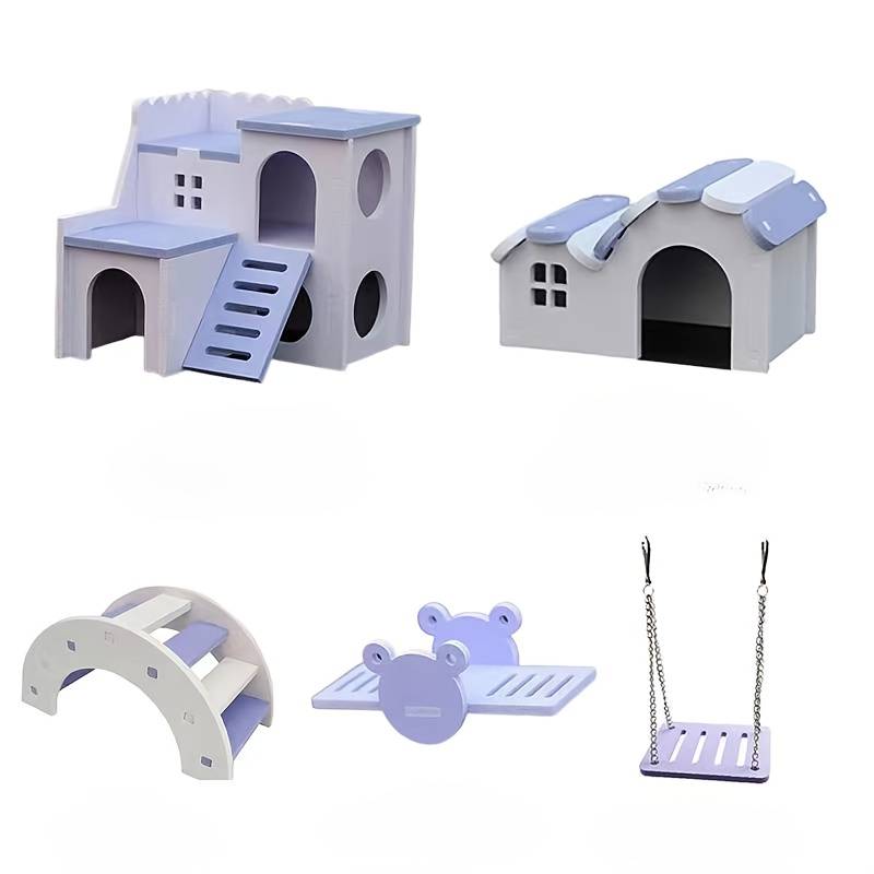Pet Supplies Items Five  Piece Set    Purple