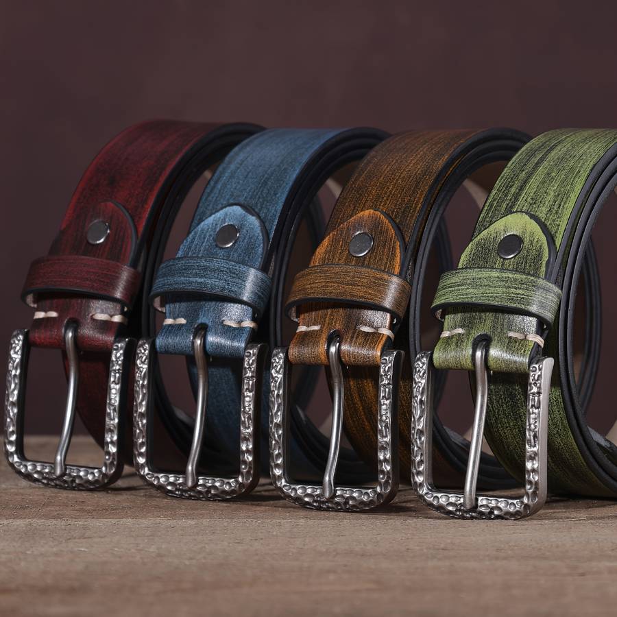 Belt Color Blue Size 32 To 38 Adjustable 110Cm