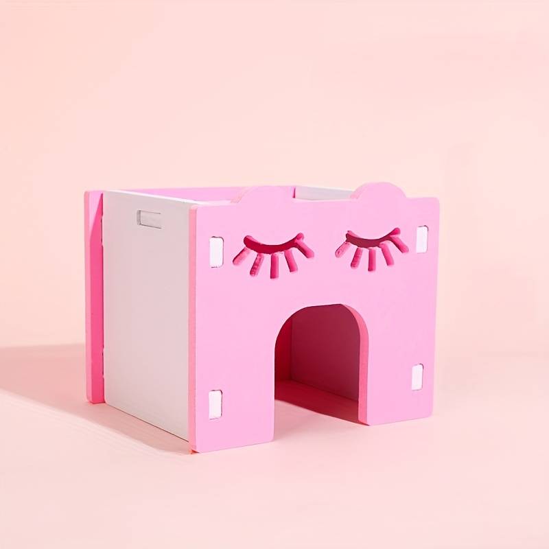 Pet supplies Style lash hut pink