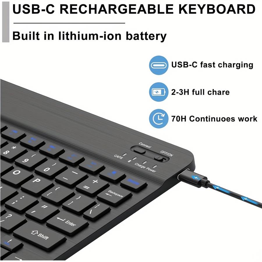 keyboard color Black size 10inch