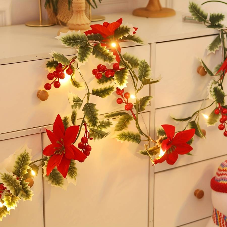 Christmas Decorations Color Warm White Light Size 2M 6.56Ft 20Leds