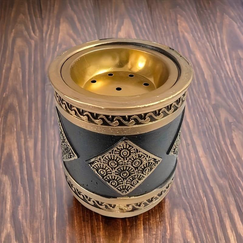 Incense Burner Color  White Golden
