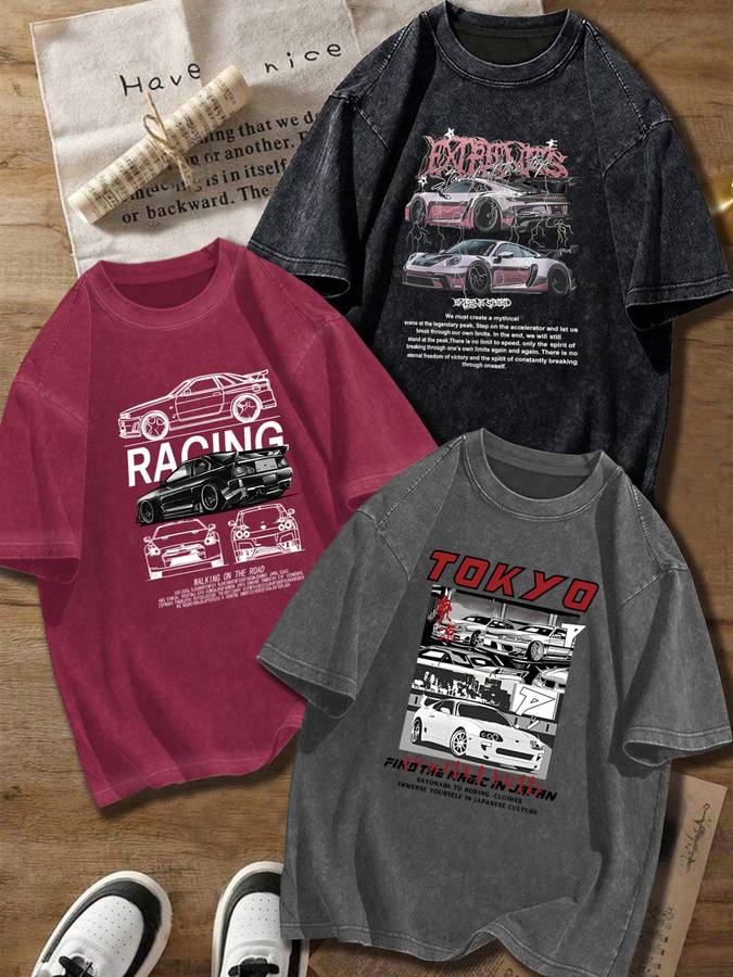 Womens T Shirt Color Gray Dark Gray Red Sizem