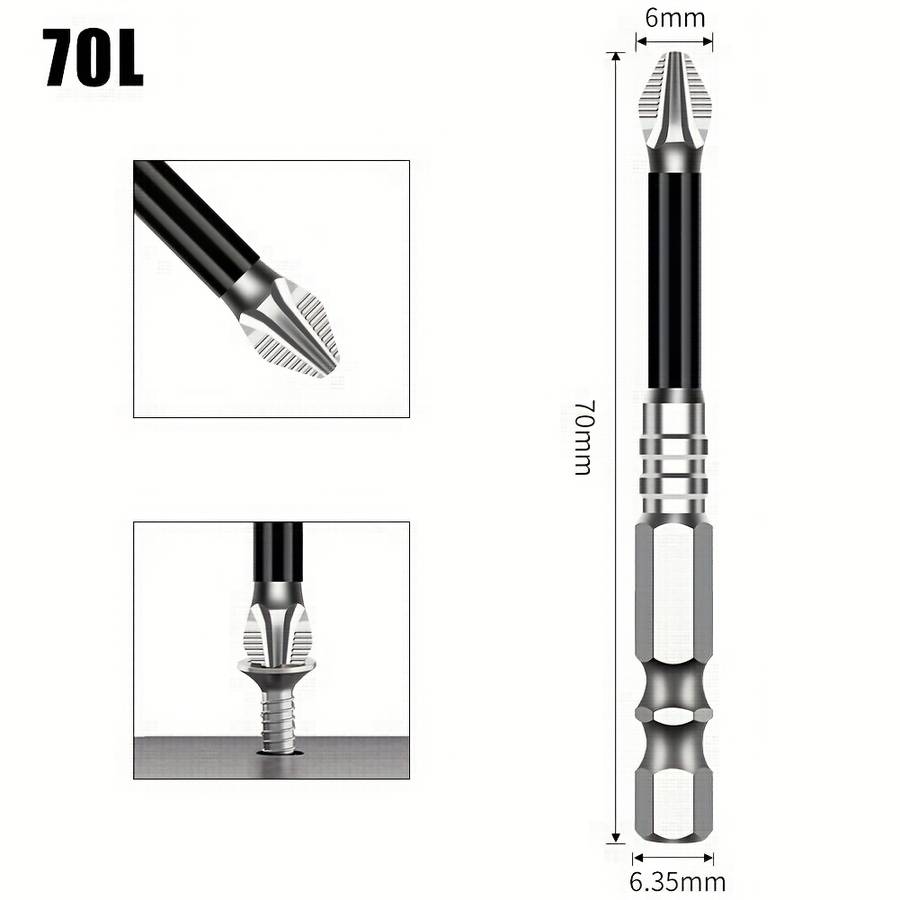 Screwdriver Bit Tool Set Model 4Pcs 50 Add  65 Add  70 Add  90L